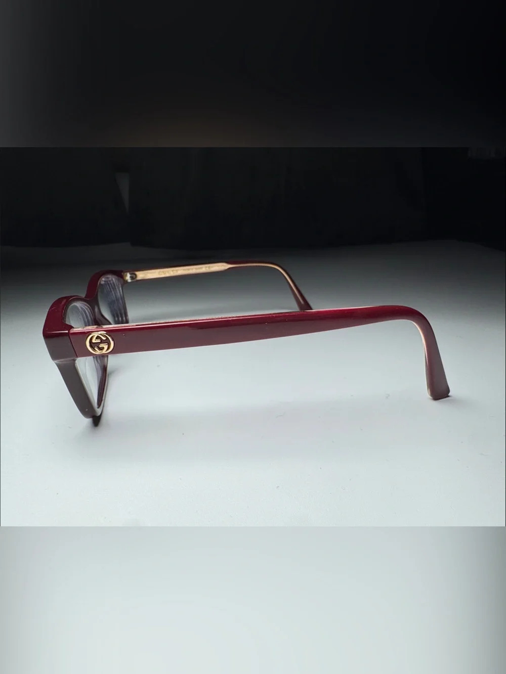 Burgundy Rectangular Reading Glasses